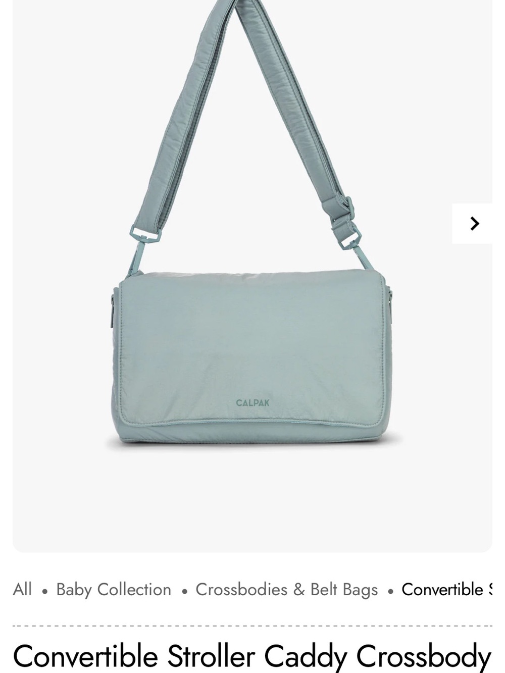 Calpak Convertible Crossbody Bag in BlueBell